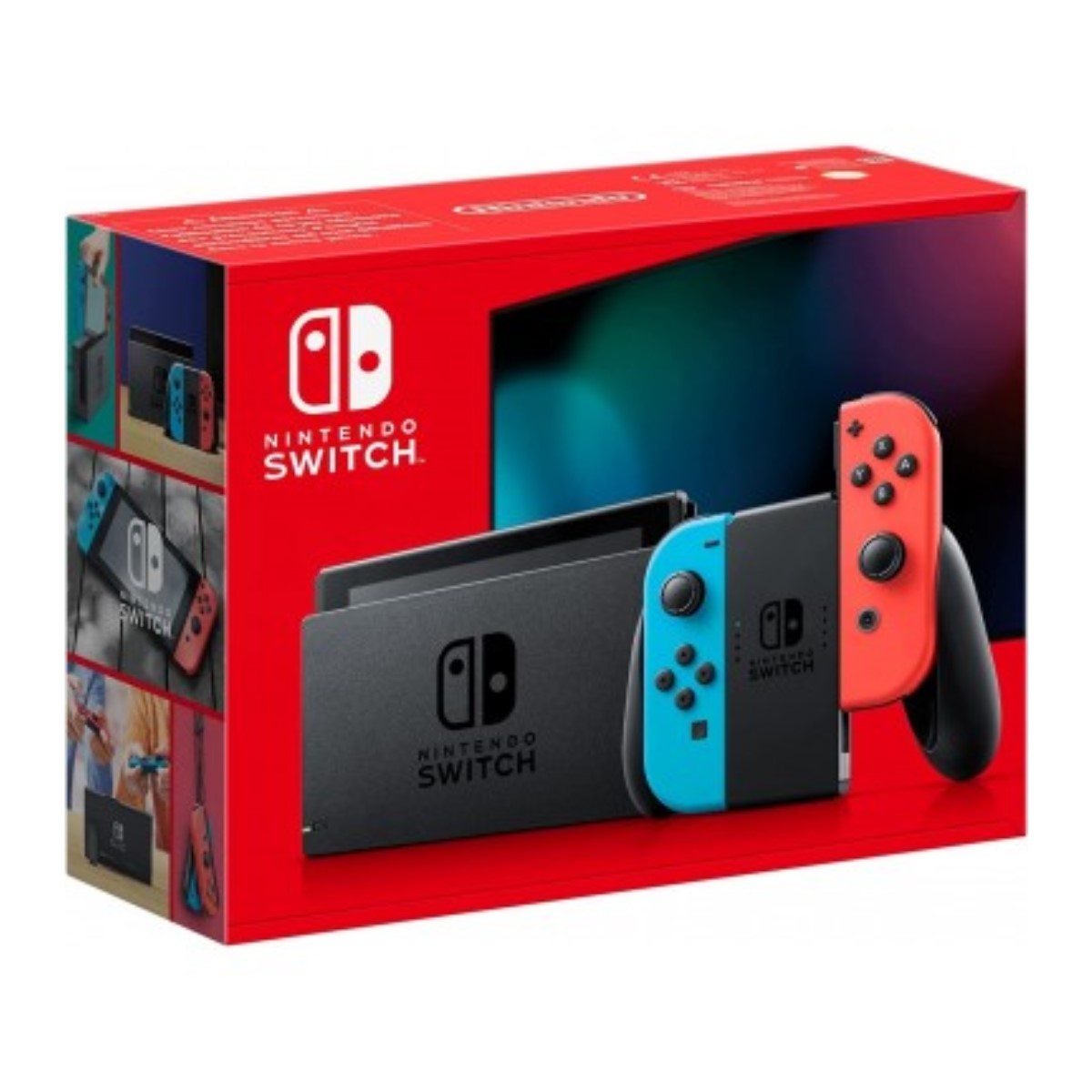 Nintendo Switch dock and included accessories